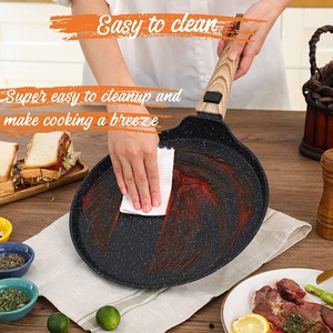 Poêle à crêpe pour enfants, ustensile à pizza de 11 pouces avec <span class=keywords><strong>manche</strong></span> <span class=keywords><strong>amovible</strong></span> - Product Image 3