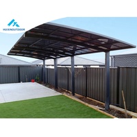 Carport stockage fabricant étanche Plegable électrique Auto toit plat Kit voiture Port aluminium Polycarbonate Carport auvent