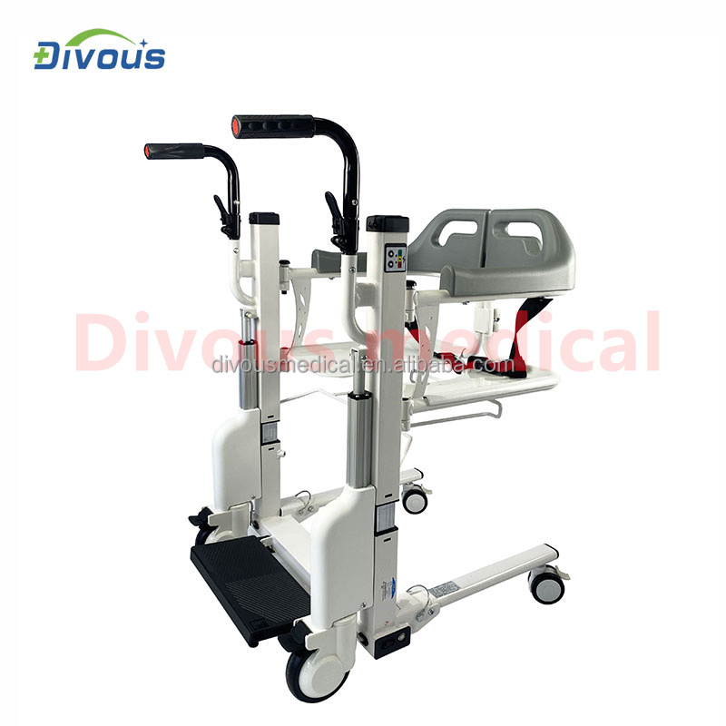 Hot Sell Transfer Machine Patient Bath Shower Toilet Chair Lift Chair Wheelchair With Commode for Elderly Disabled