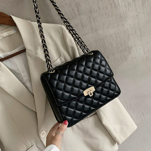 Bolsos <span class=keywords><strong>de</strong></span> Mano <span class=keywords><strong>de</strong></span> Moda al por Mayor, Bolso Tipo Bandolera con Diseño <span class=keywords><strong>de</strong></span> Rejilla <span class=keywords><strong>de</strong></span> Diamantes, Bolsos <span class=keywords><strong>de</strong></span> Mano para Mujer - Product Image 1