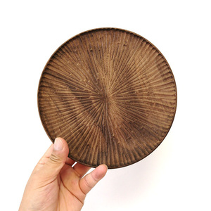 Vassoio in Legno Massello Ecologico e Sostenibile, Piatto Multifunzionale Decorativo per Dolci e Torte - Product Image 2