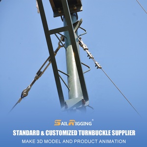 Ngã Ba & ngã ba turnbuckle gian lận 3/4 5/8 1 1/4 Wire Rope turnbuckle thả giả mạo Wire Rope Cáp căng thẳng turnbuckle - Product Image 4