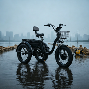 <span class=keywords><strong>Tricycle</strong></span> électrique d'usine <span class=keywords><strong>pour</strong></span> adultes, garantie de 2 ans, cadre en acier à 6 vitesses, freins à disque (moteur et batterie personnalisés disponibles) - Product Image 1