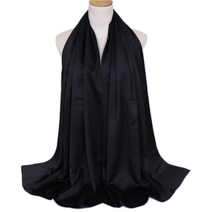 Nouvelles Idées de Produits Émulation Soie Imprimé Soie <span class=keywords><strong>Hijab</strong></span> Écharpe De Mode Robe Étoles Islamiques - Product Image 6