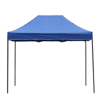 Tente de réception blanche personnalisée pour salon professionnel, résistante au vent, en tissu Oxford enduit PU, auvent pliant pour fêtes et événements