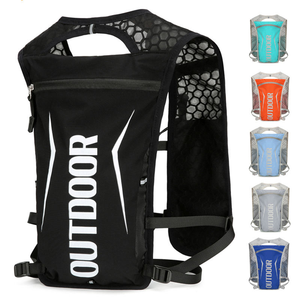 Lightweight Breathable Polyester Nylon <b>Backpack</b> Vest Foldable Hydration Bag Jogging Outdoor Sports Marathon <b>Running</b> Cycling Bags - Product Image 1