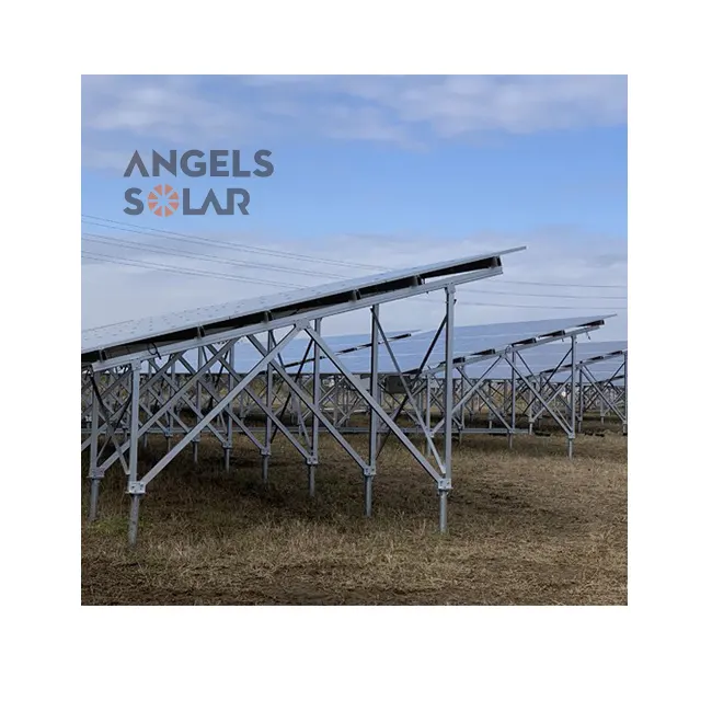 Solarpanel-Halterung im Großhandel Aluminium-Solarpanels Montagesystem 1 MW Bodenmontage-Racksystem