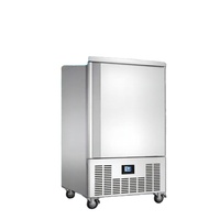 Congélateur commercial vertical à température unique, réfrigérateur à porte simple, grande capacité, refroidissement par air, contrôle numérique, en acier inoxydable
