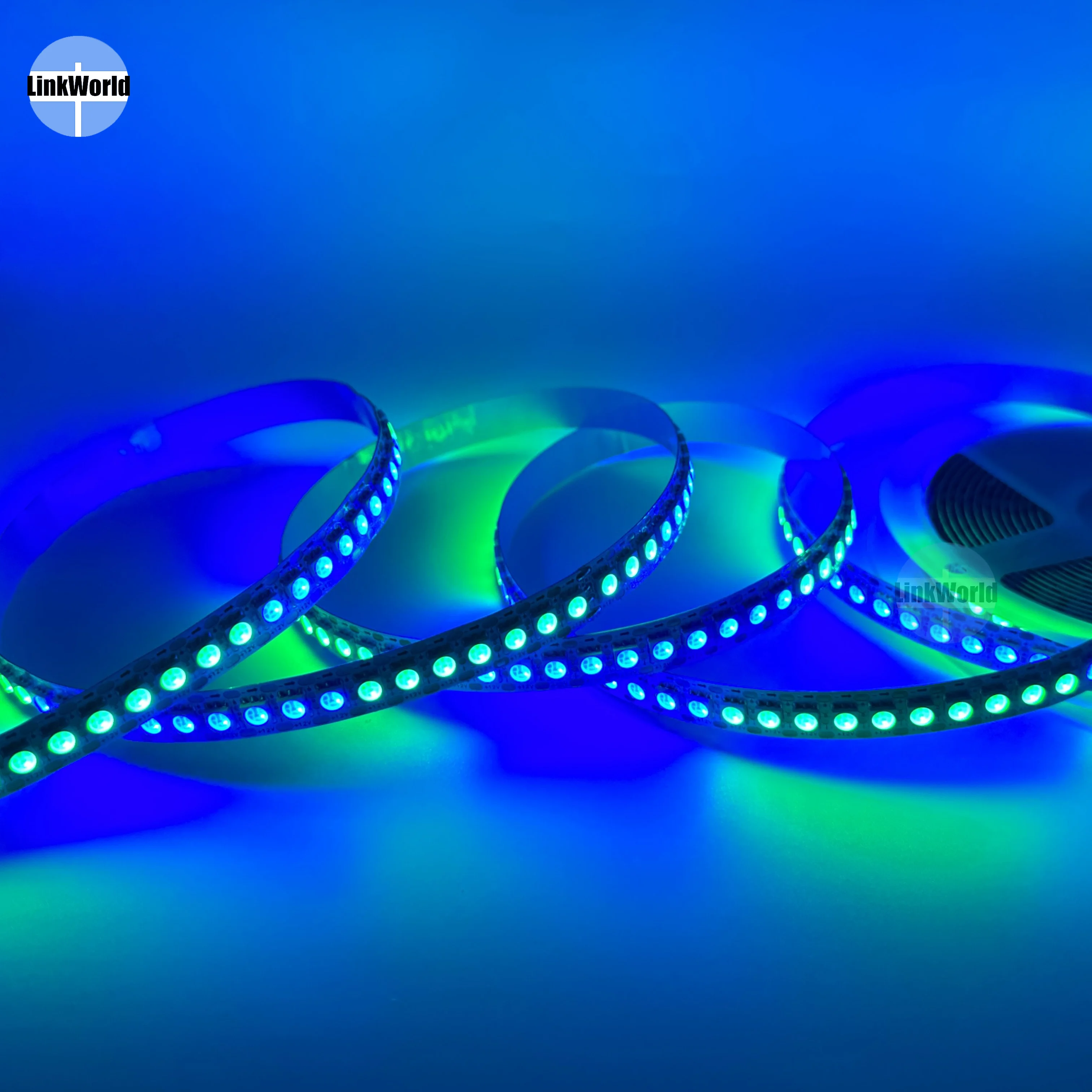 Breakpoint Resume 12V WS2815 Running Water RGB LED Strip Light Individual Addressable Pixel Digital Magic RGBIC Smart Led Strip