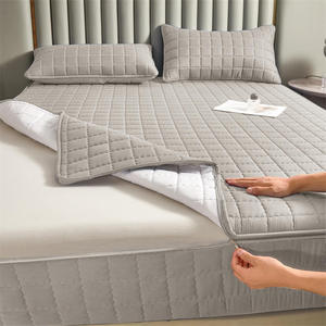 Protector de Colchón de Cobertura Total en Seis Lados, Cubre Colchón Grueso con Cremallera Completa Desmontable y Antideslizante - Product Image 1