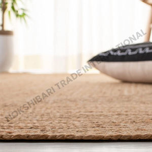 Tapis en jute tissé à la main en fibre naturelle Matériau écologique idéal pour le salon, la chambre et la décoration intérieure Looks élégants - Product Image 4