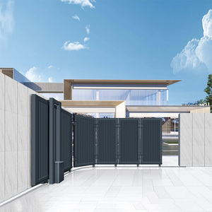 Puertas Corredizas Automáticas de Aleación de Aluminio para Villas, Patios, Parques y Uso Industrial - Diseño Moderno, Impermeable y con Privacidad - Product Image 2