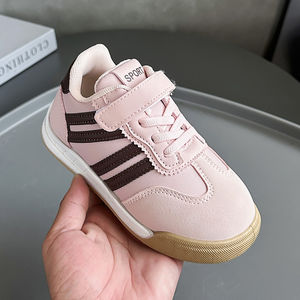 Новые модные кроссовки для мальчиков и девочек: хаки, коричневые, черные, с мягкой подошвой, нескользящие, дышащие, в немецком стиле для тренировок - Product Image 5