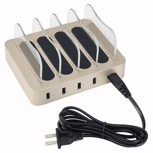 Estación de Carga Universal Inteligente Personalizada para Teléfonos Celulares, Estación de Carga <span class=keywords><strong>USB</strong></span> de Escritorio con 4 Puertos para Múltiples Dispositivos - Product Image 1