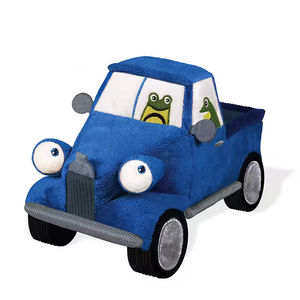 Petit camion bleu personnalisé du fabricant Jouet en peluche doux Animal en peluche Couette en coton Cadeau technique brodé Anniversaire du garçon - Product Image 2