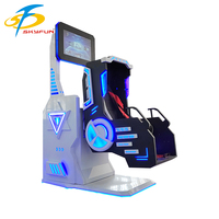 Lunettes 3D de haute qualité 9d vr motion chair simulateur de vol équipement rotation à 360 degrés 9d vr machine 9d vr simulateur de vol