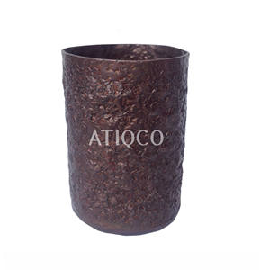 Modern <b>Copper</b> Wedding Flower Planter with Aluminium Design Functional As Floor <b>Vase</b> - Product Image 4