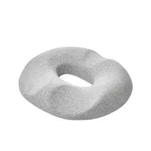 Venta caliente comodidad barato decorativo O anillo círculo forma 3D impreso terapéutico personalizado redondo espuma de memoria Donut asiento cojín