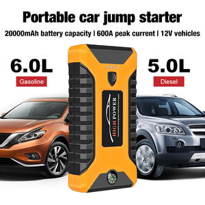 Professionnel 18800mAh Booster Pack 400A puissance de démarrage 5L <span class=keywords><strong>essence</strong></span> 4L <span class=keywords><strong>Diesel</strong></span> Support camion <span class=keywords><strong>voiture</strong></span> moto saut démarrage LED - Product Image 4