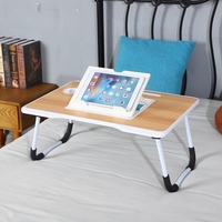 Table de travail pliable pour ordinateur portable, avec Angle d'inclinaison réglable, support pour ordinateur portable, plateau de canapé-lit