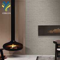 Papier peint ignifuge en PVC VWC6-048 pour projet hôtelier Revêtement mural en vinyle ignifuge Tissu mural durable pour usage commercial
