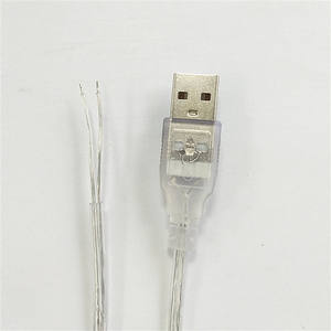 Cable de alimentación USB de color transparente para tiras de neón LED - Product Image 2