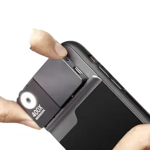 Iboolo Mobile Phone Case Pemasangan Telepon Lensa Kamera untuk iPhone 11 Pro 400X Lensa Mikroskop