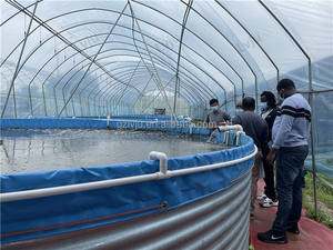 Fournisseurs Chinois Vente en Gros Grande Bâche Ronde en PVC pour Aquaculture Biofloc Tilapia Élevage de Poissons en Système RAS - Product Image 6