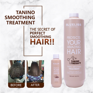 Perawatan Rambut LUXLISS Professional Terbaik untuk Rambut Rusak, Pelurusan Permanen Amino, Menutrisi Mendalam, Menghaluskan Rambut Kusut, Perawatan Rambut Tanino - Product Image 4