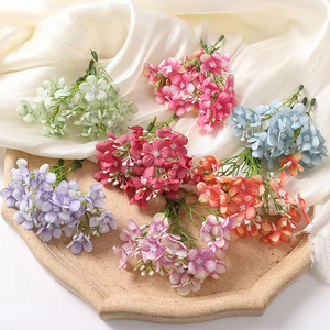Fiori artificiali di margherite in seta, 10 pezzi, fiori finti per decorazioni di ghirlande per matrimoni e forcine per capelli - Product Image 5