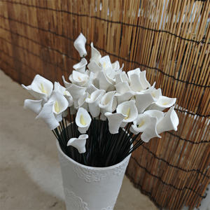 <span class=keywords><strong>Fleur</strong></span> artificielle en porcelaine moderne faite à la main, tige intemporelle, résistante à la <span class=keywords><strong>d</strong></span>écoloration, imperméable, en céramique, pour la fête des mères, Noël - Product Image 4