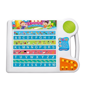 Enfants éducatifs précoces espagnol et anglais tablette apprentissage machine jouet <span class=keywords><strong>Montessori</strong></span> <span class=keywords><strong>bilingue</strong></span> parler apprentissage PAD pour les tout-petits - Product Image 1