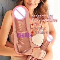 Anneau pénien en silicone réutilisable pour l'extension et l'épaississement du pénis, préservatif réaliste, agrandisseur, jouet sexuel masculin pour hommes et couples