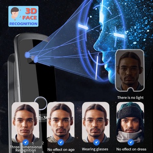 Manufacturer Price Fully Automatic Digital Lock <b>Wifi</b> <b>Camera</b> 3D Face Recognition Biometric Fingerprint <b>Smart</b> Door Lock XF06 FACE - Product Image 5