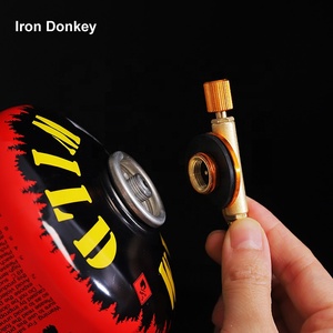 หัวเตา<span class=keywords><strong>แก๊ส</strong></span>พกพา IRONDONKEY สำหรับติดตั้งเพิ่มเติมภายนอกอาคาร พร้อมสาย<span class=keywords><strong>แก๊ส</strong></span>แบบยาวและวาล์วถังกันน้ำสำหรับการตั้งแคมป์ - Product Image 4