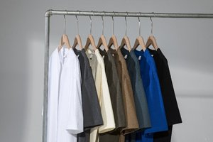 Magliette da uomo Boutique 300 grammo 100% cotone Oversize a tracolla con logo personalizzato camicie bianche all'ingrosso - Product Image 6