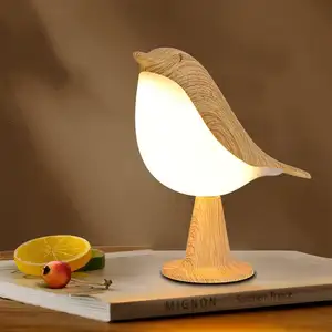 Nordic living room bedroom decorative Touch sensor bedside Led Little Birdie touch table lamps