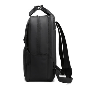 Sac à dos d'affaires pour hommes, grande capacité, sangle détachable, couleur unie, poche intérieure à fermeture éclair de 20l, pour les voyages de loisirs - Product Image 1