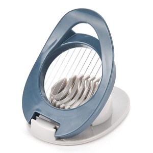 Hot bán hàng tiện ích nhà bếp cứng luộc trứng cắt dây thép không gỉ máy rửa chén an toàn trứng Slicer - Product Image 1