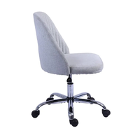Fournisseur vérifié chaise de bureau moderne et minimaliste, chaise de bureau en tissu respirant et rotatif pour étudiants, pas cher Ch
