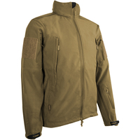 Vente en gros Veste softshell grise respirante, imperméable et chaude pour hommes, à ourlet réglable, chasseur personnalisée OEM