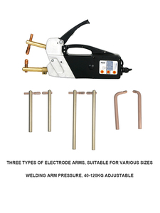 220V Điện tại chỗ thợ hàn cầm tay đôi bên máy Hàn Sửa chữa hàn tấm kim loại công cụ sửa chữa 2.0 + 2.0mm - Product Image 3