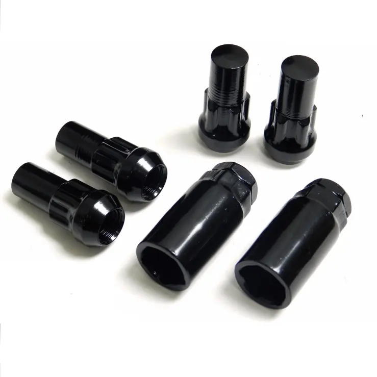 Thép Không Gỉ 304 Aluminum6061 18-8 Thép Inconel Monel Kovar Invar Xe Máy Lốp Mở Rộng Thép Đen Lug Nut Khóa Set