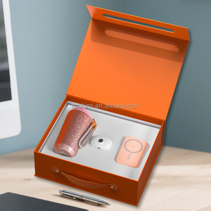 Ti Mug + Earbuds + Power Bank Technology Gift Set - Smart Items with Custom Branding Options Promotional Office Business Gifts