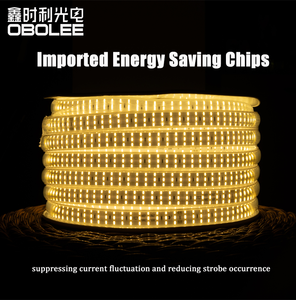 Nhà máy cung cấp trực tiếp <span class=keywords><strong>LED</strong></span> Strip ánh sáng điện áp cao 220V ba hàng dải ánh sáng IP65 không thấm nước <span class=keywords><strong>LED</strong></span> Strip ánh sáng mà không cần dây - Product Image 6