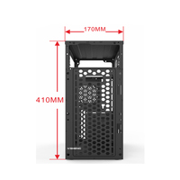 Boîtier d'ordinateur de bureau Mid-Tower en gros, boîtier PC Micro ATX pour bureau, châssis de bureau OEM pour pièces d'ordinateur
