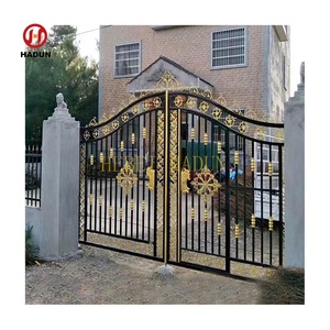 Porte coulissante en fer peint pour jardin - Product Image 4
