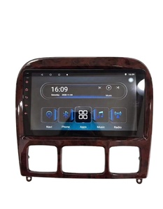 XinYoo Android auto GPS radio WIFI per Mercedes Benz S class con eccezionale legno di pesca rossa auto DVD lettore MP5 lettore GPS - Product Image 6