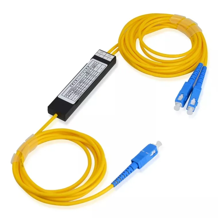 Séparateur fbt 2x2 coupleur FBT à bas prix 1to2 répartiteur de fibre optique monomode 9/125um pour SC UPC 2.0 3.0