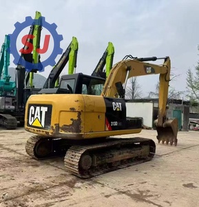 Excavadora de cadenas CAT 313D CR usada, excavadora hidráulica de segunda mano, máquina de movimiento de tierras sobre orugas para construcción - Product Image 1